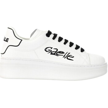 Scarpe Donna Sneakers basse GaËlle Paris Sneakers con logo Bianco