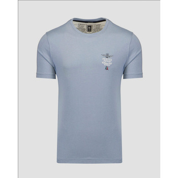 Abbigliamento Uomo T-shirt maniche corte Aeronautica Militare ATRMPN-45299 Blu