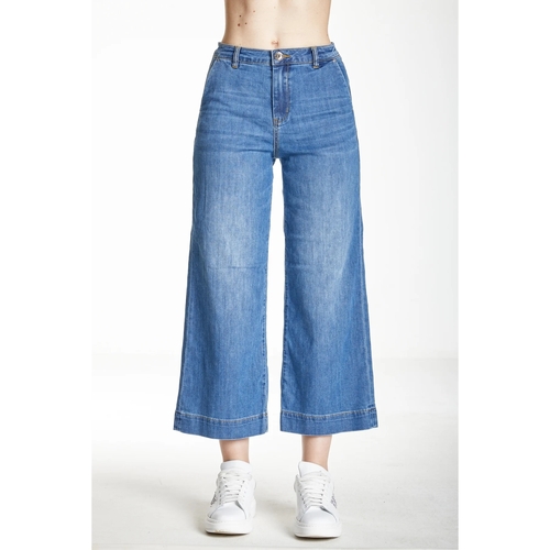 Abbigliamento Donna Jeans bootcut Take.two DKE 5915-UNICA - Pantalone Emm Blu