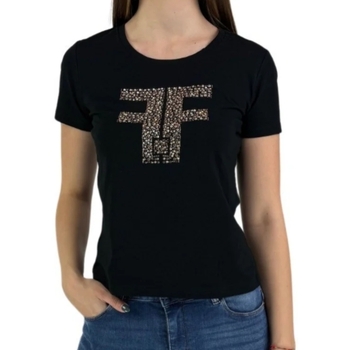Abbigliamento Donna T-shirt maniche corte Fracomina FP24ST3002J464N5-053-UNICA - L Nero