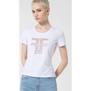 Abbigliamento Donna T-shirt maniche corte Fracomina FP24ST3002J464N5-278-UNICA - L Bianco