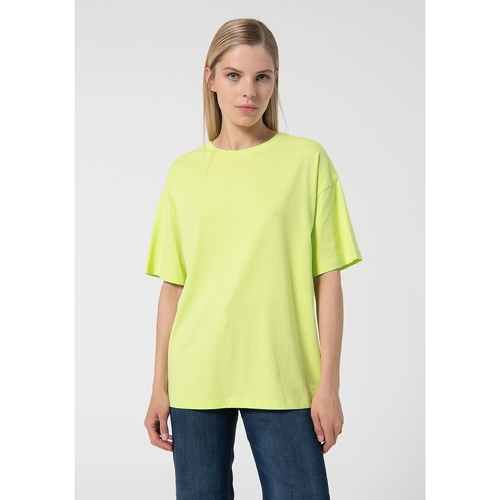 Abbigliamento Donna T-shirt maniche corte Fracomina FP24ST3006J465N5-G48-UNICA - O Giallo