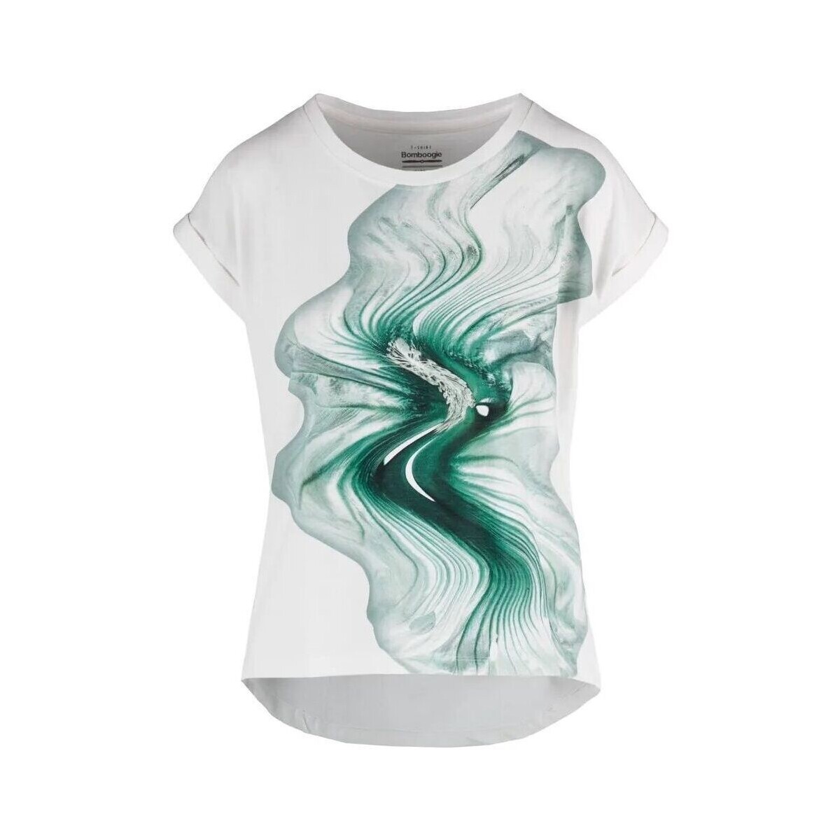 Abbigliamento Donna T-shirt & Polo Bomboogie TW8496 T JSN4-345 Verde