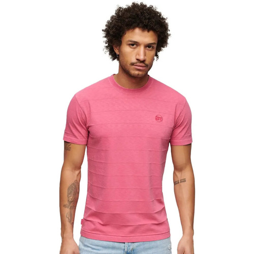 Abbigliamento Uomo T-shirt maniche corte Superdry Vintage Texture Rosa