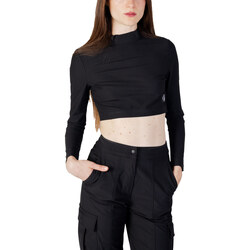 Abbigliamento Donna Top / Blusa Calvin Klein Jeans TECHNICAL KNIT MOCK J20J221312 Nero