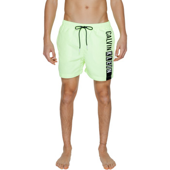 Abbigliamento Uomo Costume / Bermuda da spiaggia Calvin Klein Jeans MEDIUM DRAWSTRING-GRAPHIC KM0KM00991 Verde
