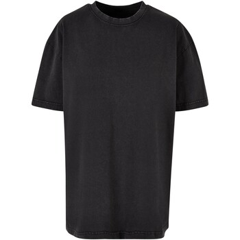 Abbigliamento Donna T-shirts a maniche lunghe Build Your Brand RW9569 Nero