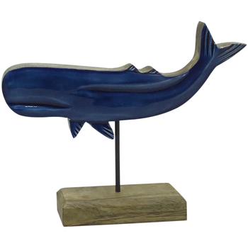 Casa Statuette e figurine Signes Grimalt Balena Di Legno Blu