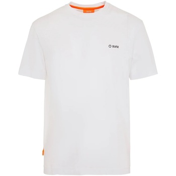 Abbigliamento Uomo T-shirt & Polo Suns T-SHIRT PAOLO EMBROIDERY Bianco