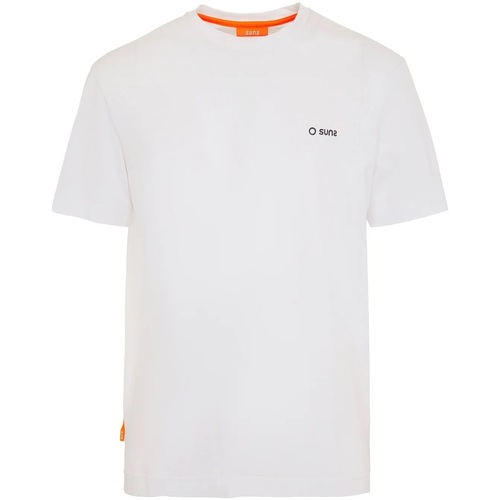 Abbigliamento Uomo T-shirt maniche corte Suns T-SHIRT PAOLO EMBROIDERY Bianco