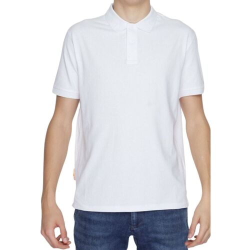 Abbigliamento Uomo T-shirt & Polo Suns POLO FEDERICO BACK Bianco