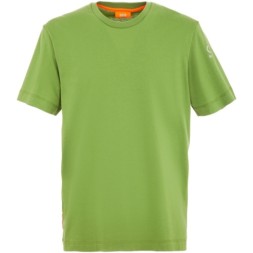 Abbigliamento Uomo T-shirt & Polo Suns T-SHIRT PAOLO BASIC Verde