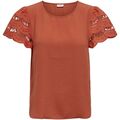 Image of Camicetta JDY JDYHANNAH S/S LACE TOP WVN