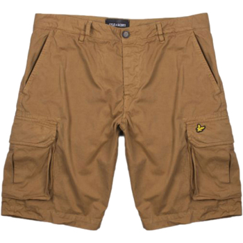 Abbigliamento Uomo Shorts / Bermuda Lyle & Scott uomo pantaloncino SH1815IT X033 WEMBLEY CARGO SHORT Marrone