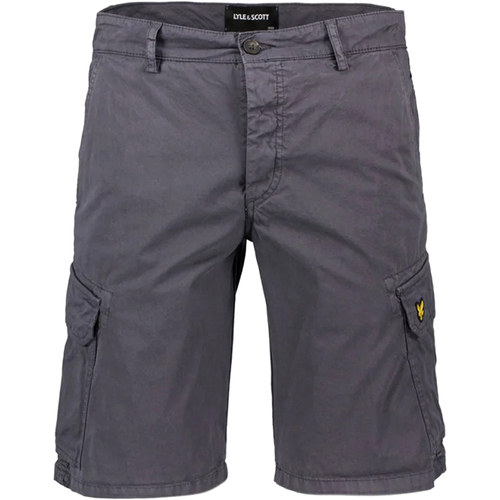 Abbigliamento Uomo Shorts / Bermuda Lyle & Scott uomo pantaloncino SH1815IT X034 WEMBLEY CARGO SHORT Grigio