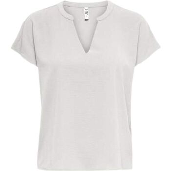 Abbigliamento Donna T-shirt maniche corte JDY JDYLION S/S TOP WVN NOOS Bianco