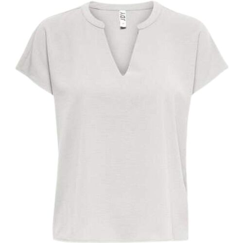 Abbigliamento Donna T-shirt maniche corte JDY JDYLION S/S TOP WVN NOOS Bianco