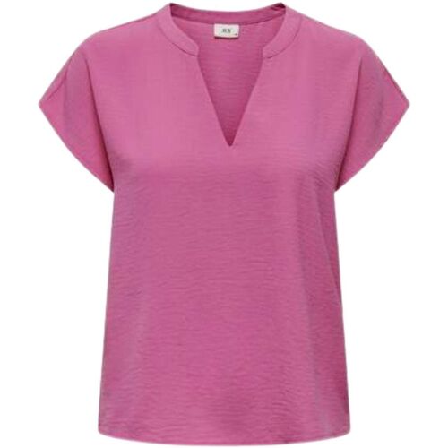 Abbigliamento Donna T-shirt maniche corte JDY JDYLION S/S TOP WVN NOOS Rosa