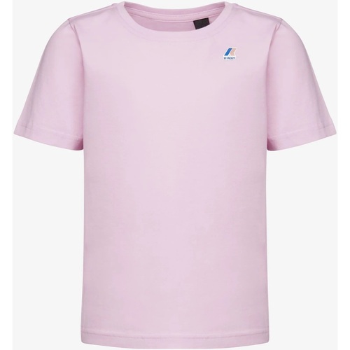 Abbigliamento Unisex bambino T-shirt maniche corte K-Way P. LE VRAI 3.0 EDOUARD Rosa