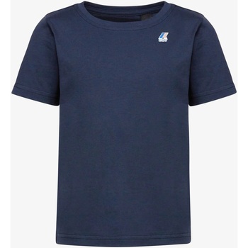 Abbigliamento Unisex bambino T-shirt & Polo K-Way P. LE VRAI 3.0 EDOUARD Blu