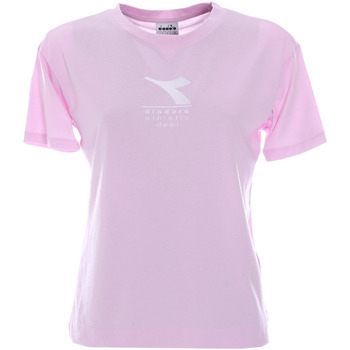 Abbigliamento Donna T-shirt & Polo Diadora 102180371 Rosa