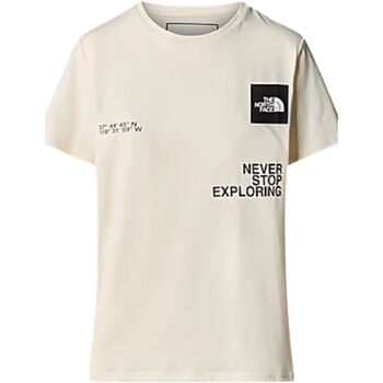 Image of T-shirt The North Face M FONDATION COORDINATES GRAPHIC TEE