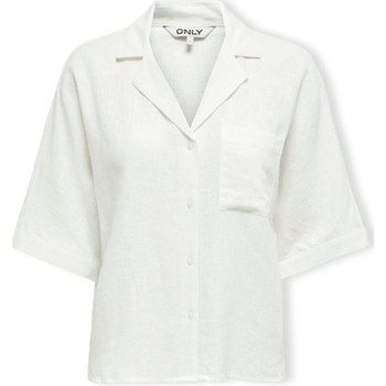 Abbigliamento Donna Top / Blusa Only Noos Tokyo Life Shirt S/S - Bright White Bianco