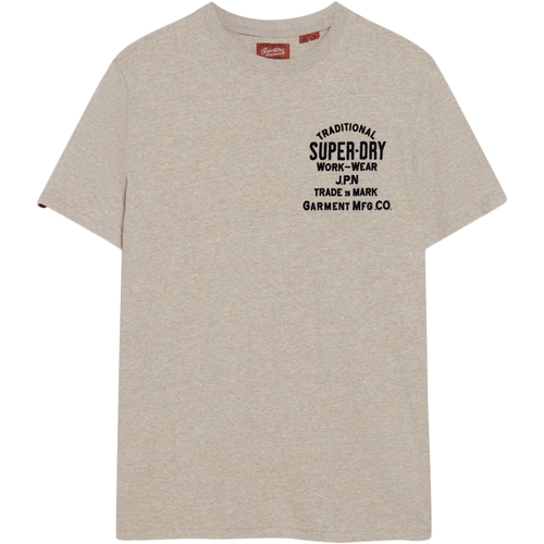 Abbigliamento Uomo T-shirt maniche corte Superdry 235240 Beige