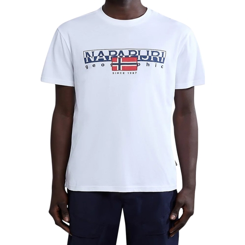 Abbigliamento Uomo T-shirt maniche corte Napapijri 234922 Bianco