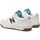 Scarpe Sneakers New Balance GSB480FT-WHITE/BORDEAUX Bianco