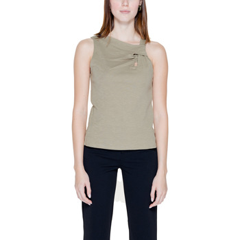 Abbigliamento Donna Top / T-shirt senza maniche Jacqueline De Yong JDYAMY S/L KNOT TANK TOP JRS 15322486 Verde