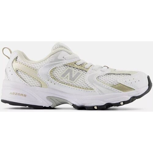 Scarpe Sneakers New Balance GR530RD-WHITE/GOLD Bianco
