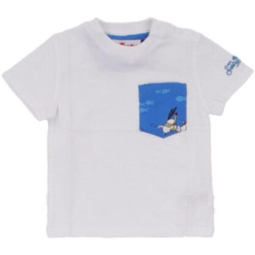 Abbigliamento Bambino T-shirt maniche corte Mc2 Saint Barth KEA0001 02987F Bianco