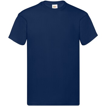 Abbigliamento Uomo T-shirts a maniche lunghe Fruit Of The Loom SS048 Blu