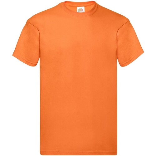 Abbigliamento Uomo T-shirts a maniche lunghe Fruit Of The Loom SS048 Arancio