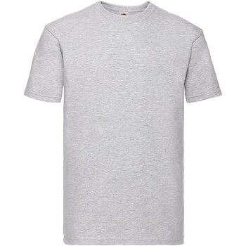Abbigliamento Uomo T-shirts a maniche lunghe Fruit Of The Loom Super Premium Grigio