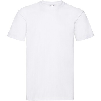 Abbigliamento Uomo T-shirts a maniche lunghe Fruit Of The Loom SS044 Bianco
