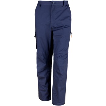 Abbigliamento Uomo Pantaloni Work-Guard By Result Sabre Blu
