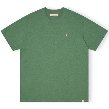 Abbigliamento Uomo T-shirt & Polo Revolution T-Shirt Loose 1366 GIR - Dust Green Melange Verde