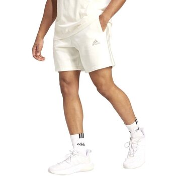 Abbigliamento Uomo Shorts / Bermuda adidas Originals Bermuda Casual Uomo 3 Stripes Bianco