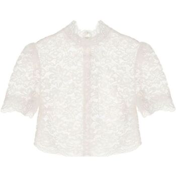 Abbigliamento Donna Top / Blusa Imperial CAMICIA PIZZO Bianco