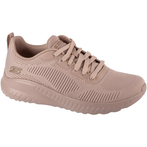 Scarpe Donna Sneakers basse Skechers Bobs Squad Chaos - Face Off Beige