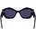 Orologi & Gioielli Donna Occhiali da sole Karl Lagerfeld KL6127S Occhiali da sole, Nero/Grigio, 52 mm Nero