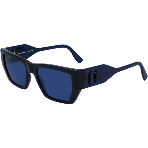 Orologi & Gioielli Occhiali da sole Karl Lagerfeld KL6123S Occhiali da sole, Blu/Blu, 54 mm Blu