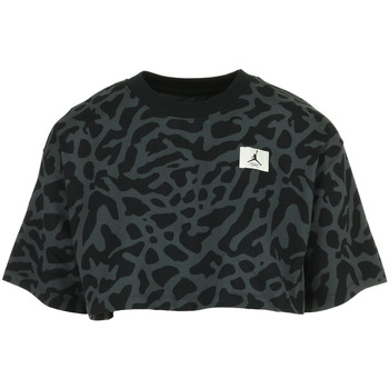 Abbigliamento Donna T-shirt maniche corte Nike Wms Jordan Gfx Spr Crp Tee Nero