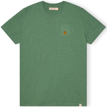 Image of T-shirt & Polo Revolution T-Shirt Regular 1368 DUC - Dustgreen Melange