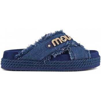 Scarpe Donna Sneakers Mou Criss-Cross Sandal Denim Blu