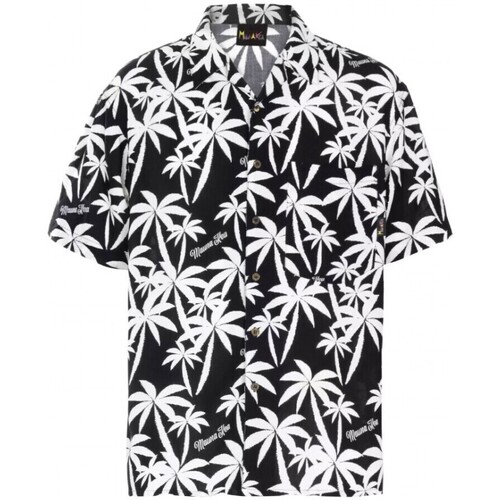 Abbigliamento Uomo T-shirt & Polo Mauna Kea Allover Print Shirt Nero