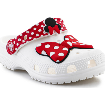 Scarpe Unisex bambino Sandali Crocs Classic Disney Minnie Mouse Clog 208710-119 Bianco