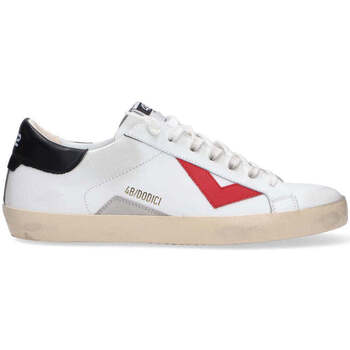 Scarpe Uomo Sneakers basse 4B12 sneaker Suprime bianco rosso nero Bianco